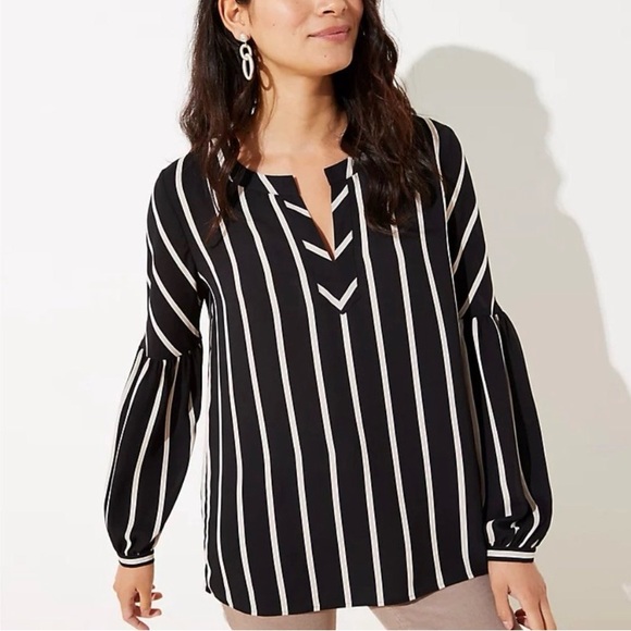 LOFT Tops - LOFT Striped Blouse